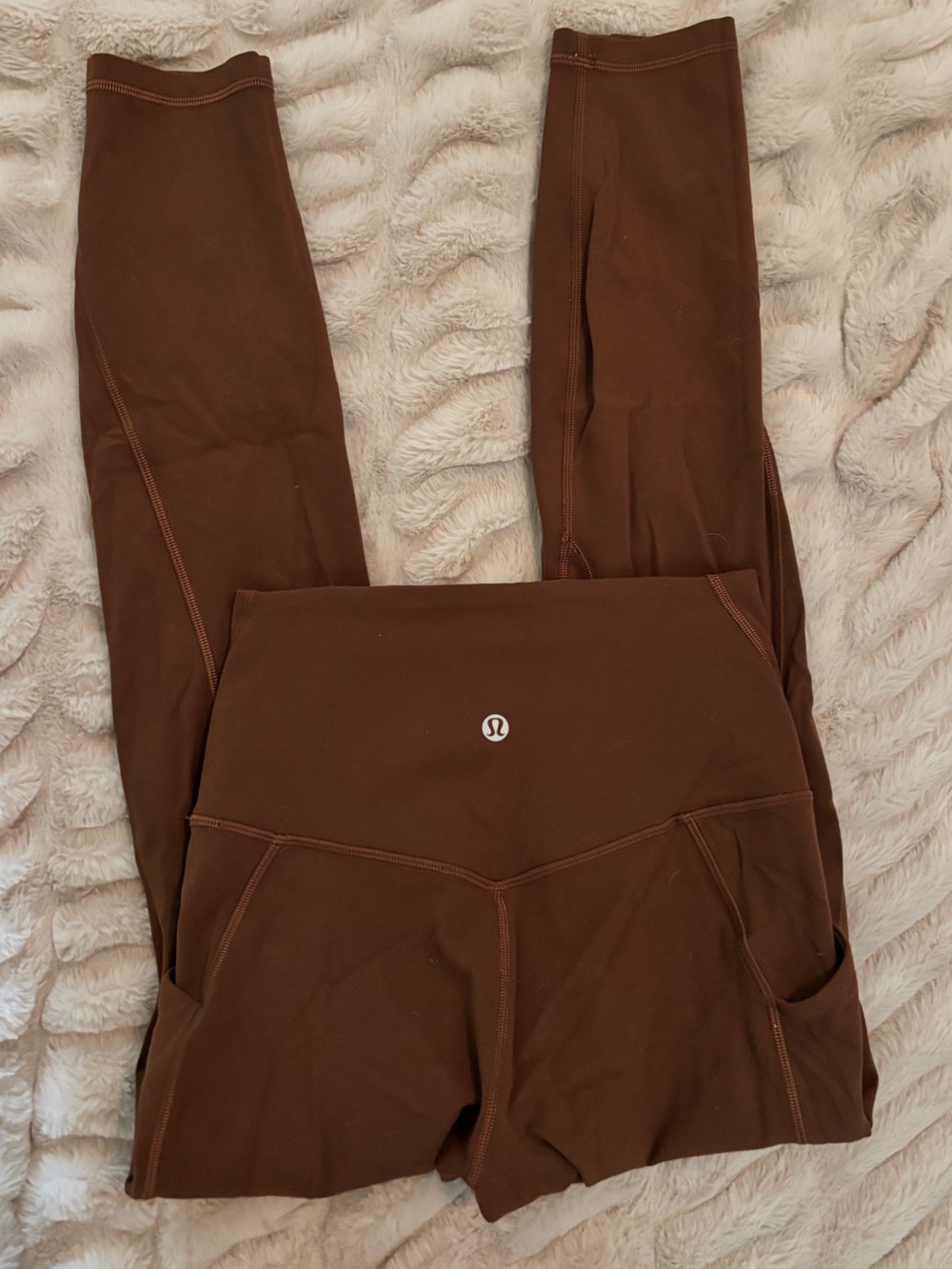 lululemon athletica Brown High-Rise Leggings